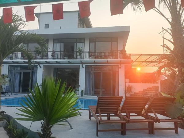 A la foto es mostra l'objecte Hugo Homestay situat a la ciutat de Tam Trang.