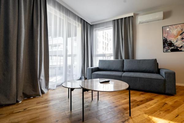 A la foto es mostra l'objecte Korfantego PREMIUM 39B Apartment by BookingHost situat a la ciutat de Katowice.
