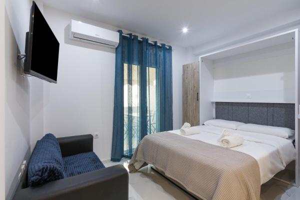 På billedet ses objektet Modern Studio in Piraeus beliggende i byen Piræus.