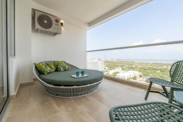 Suite con daybed piso 16 y balcón panorámico CB1638, Carthagène des Indes
