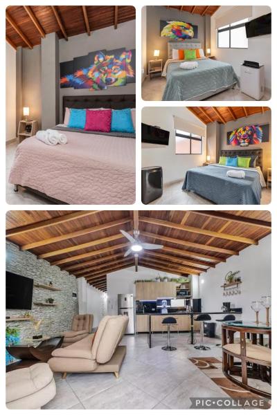 照片显示了位于Envigado市的Dazzling Apartment con Aire acondicionado物件。