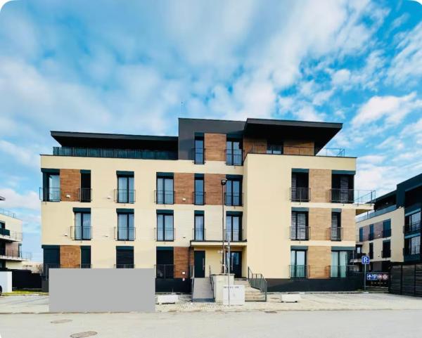 A la foto es mostra l'objecte Apartmán s parkovacím miestom situat a la ciutat de Nitra.