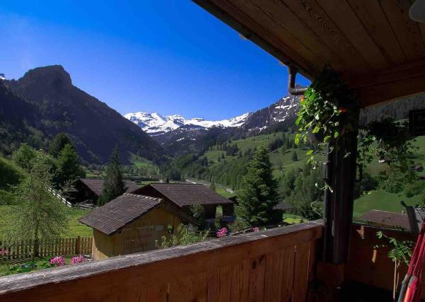 Na foto é possível ver o objeto Bijoux mit Blick auf Blüemlisalp localizado na cidade de Griesalp.