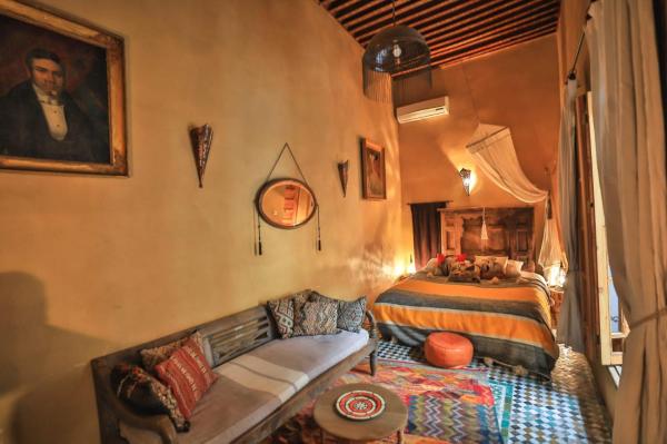 Na fotografii je vidět objekt Fez Valley Luxury Camp nacházející se ve městě Station de Sidi Harazem.