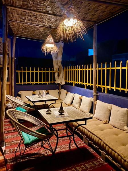 照片显示了位于Marrakech市的Riad La perle de Bacha物件。