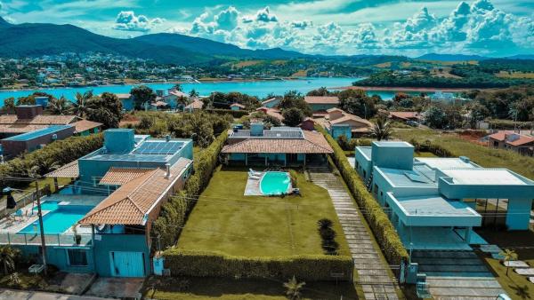 Na fotografii je vidět objekt Rancho Confortável 250m represa de Furnas nacházející se ve městě Capitólio.