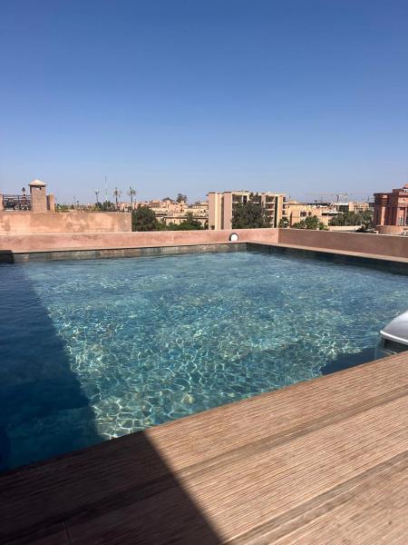 Na fotografii je vidět objekt Luxueux DUPLEX au cœur Marrakech nacházející se ve městě Marakéš.