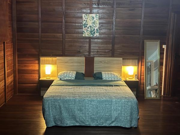 PALMERA Bungalow Atypique avec piscine privative, Kourou