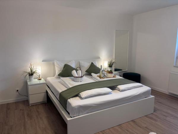 La photo montre l'objet Cityhouse Lubliniec Modern holiday residence for business and family stays situé dans la ville de Łebki.