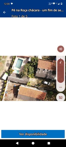 Na foto é possível ver o objeto Chácara paraíso localizado na cidade de Tremembé.