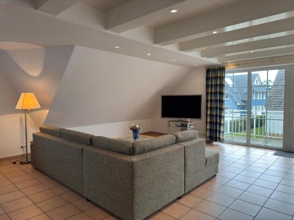 Nella foto è visibile l'oggetto Wohnung mit Balkon-nur 500 Meter zum Strand situato nella città di Zingst.