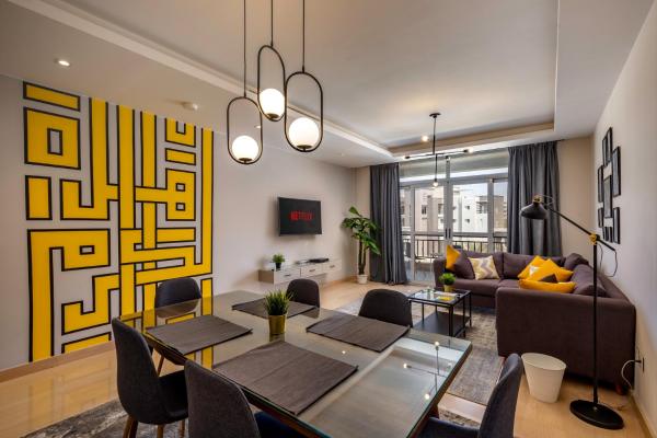 A la foto es mostra l'objecte Boutique Residence Getaway-Lemon Spaces New Cairo situat a la ciutat de El Caire.