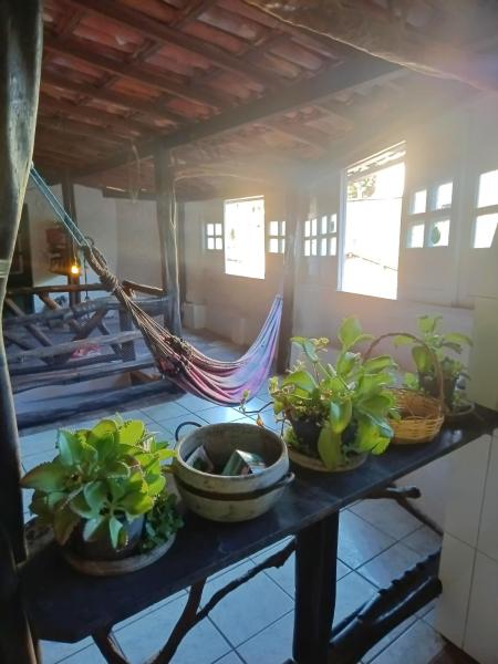 På billedet ses objektet Hostel Covil das Trilhas beliggende i byen Lençóis.