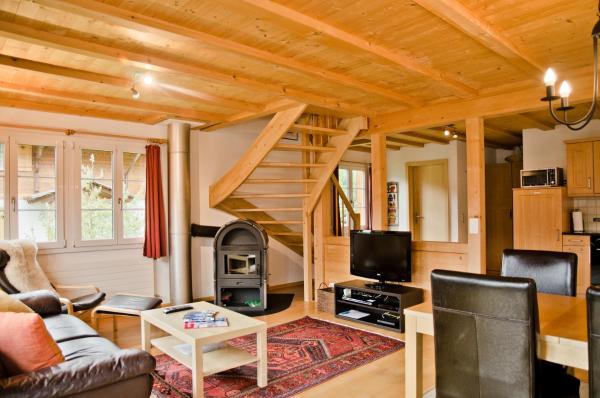 A la foto es mostra l'objecte Delightful 4star Chalet Kiwi Apt situat a la ciutat de Grindelwald.