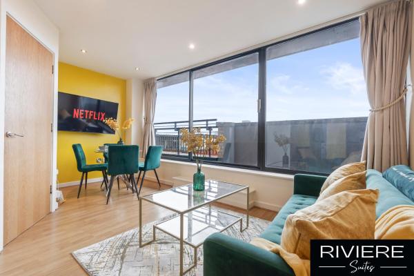 Luxe Penthouse-CityCentre-Parking-Balcony, Бирмингем