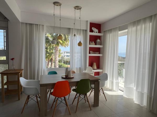 På billedet ses objektet Villa Evita - Sea View Apartment by Kostas beliggende i byen Afitos.