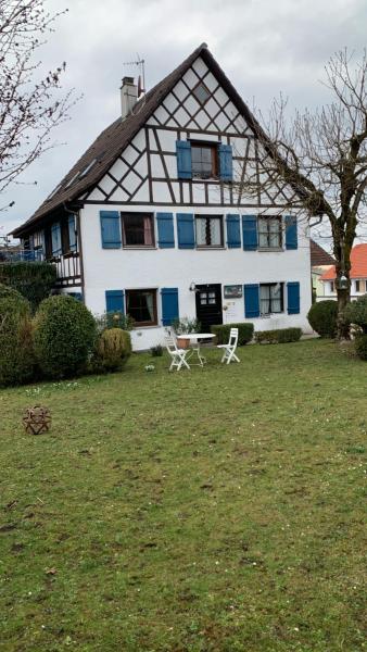 På billedet ses objektet Barbarahof Ferienwohnung Pfingstrose, zweiter Stock beliggende i byen Markdorf.