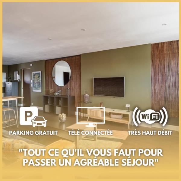 Na zdjęciu widoczny jest obiekt Le Safari - WiFi, Parking, TV położony w mieście Lorient.