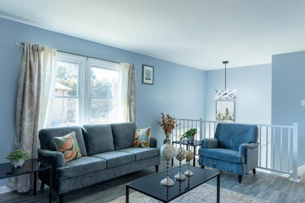 A la foto es mostra l'objecte Charming 3BR Home With a Deck and Yard situat a la ciutat de Smithsburg.