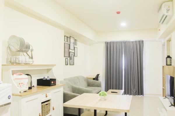 A la foto es mostra l'objecte Super 3BR at Meikarta Apartment By Travelio situat a la ciutat de Cikarang.