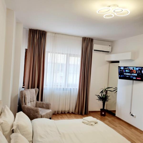 A la foto es mostra l'objecte Ap1 UniVibe 1BR Cozy & Comfy - Universitate HOB situat a la ciutat de Bucarest.