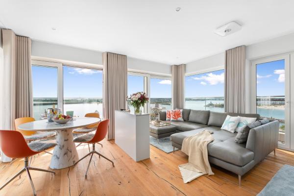 Ebbe Und Flut- Direkt Am Wasser, Hafenblick, Fahrstuhl, Sauna, Ueberdachte Terrasse - Kappeln