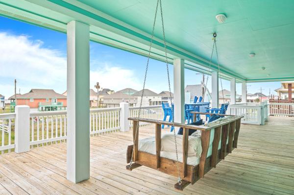 Na zdjęciu widoczny jest obiekt Pet-Friendly, Arcade Games, Beach, Ocean View położony w mieście Bolivar Peninsula.