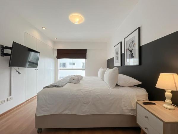 A la foto es mostra l'objecte The Sailor Flat 2BR by Geko situat a la ciutat de Lima.