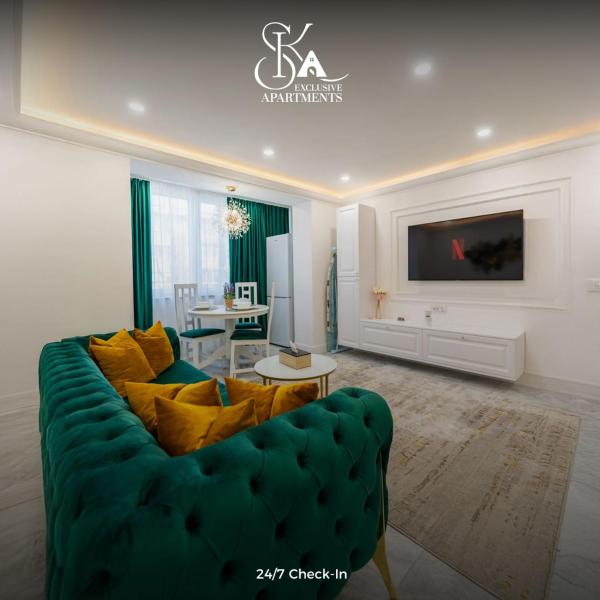 Na fotografii je vidět objekt Sika Luxury Apartment - cazare premium Arad - self check-in nacházející se ve městě Arad.