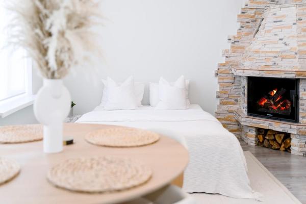 A la foto es mostra l'objecte Cozy apartment in Riga situat a la ciutat de Riga.