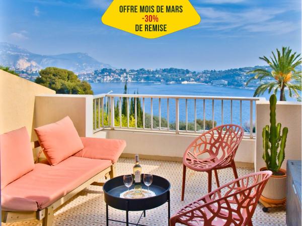 Magnifique Appartement avec Vue Mer Panoramique, Ницца