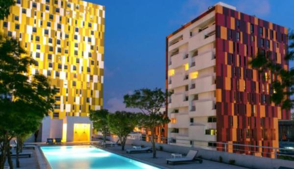 A la foto es mostra l'objecte Charming City Center 2BR - Free Wi-fi & Cozy Stay situat a la ciutat de Accra.