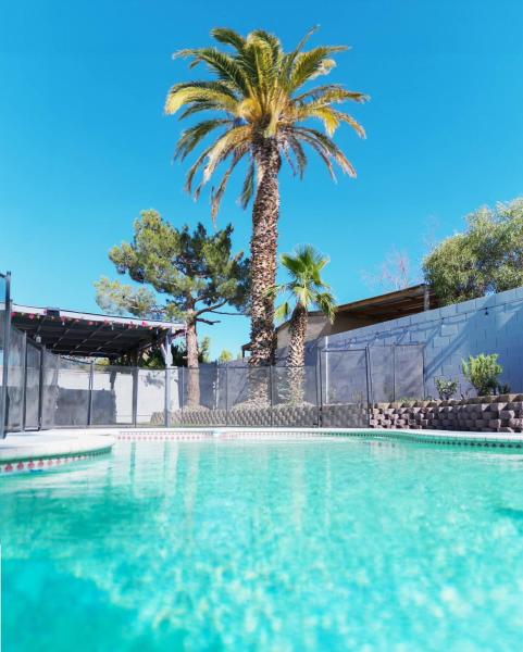Na foto é possível ver o objeto VacationHome with Spa Pool & Relaxing Gardenyard localizado na cidade de Las Vegas.