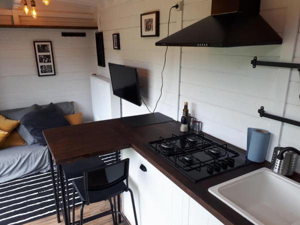 Tiny house, sauna hot tub Gesves Namur Ardennes的照片4