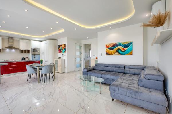 Op de foto is het object The Marylou penthouse te zien, gelegen in de stad il-Baħrija.