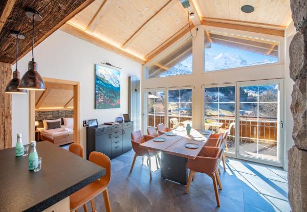 A la foto es mostra l'objecte Chalet Margaux Penthouse situat a la ciutat de Wengen.