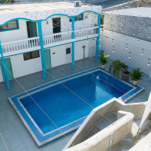 På billedet ses objektet HOSTAL PIAZZOLLA beliggende i byen Manta.