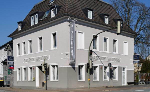 A la foto es mostra l'objecte Gasthof Wedding situat a la ciutat de Bielefeld.