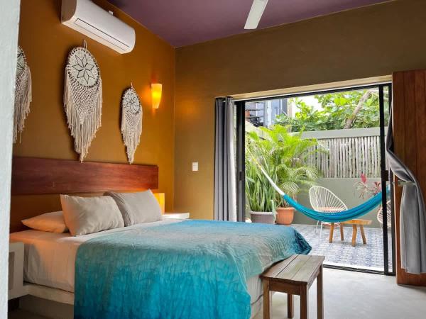 Na zdjęciu widoczny jest obiekt Sweet Apartment Tulum town Great Pool położony w mieście Tulum.