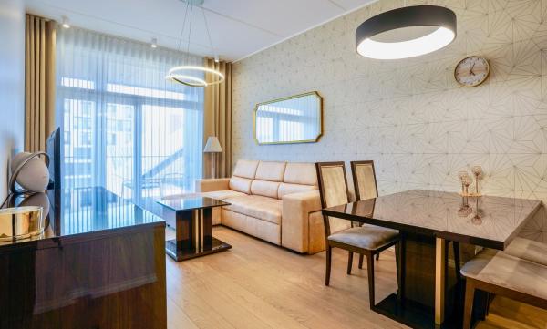 Nella foto è visibile l'oggetto Citycentre one bedroom apartment with free parking situato nella città di Pärnu.