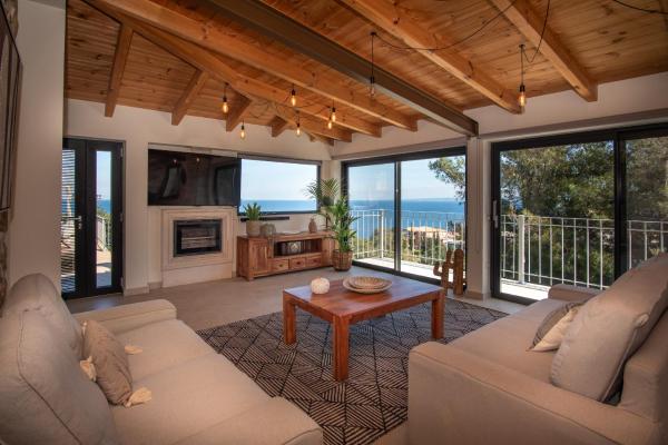 A la foto es mostra l'objecte Coral Summer Lux Cottage situat a la ciutat de Argasi.