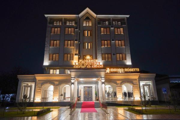 A la foto es mostra l'objecte Florence Hotel situat a la ciutat de Jizzax.