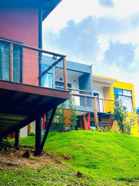 A la foto es mostra l'objecte Mountain House Hospedagem situat a la ciutat de Monte Verde.