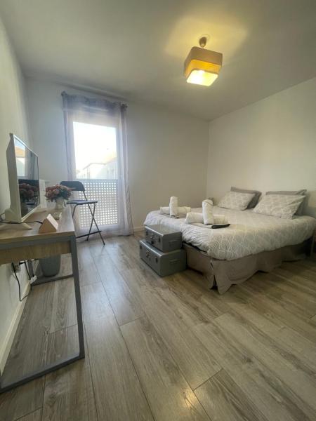 A la foto es mostra l'objecte Luxury apartment near CDG & Parc Asterix situat a la ciutat de Vémars.