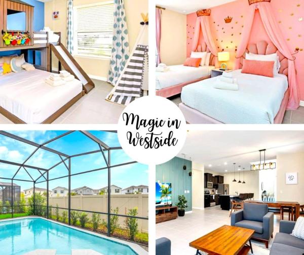 Exquisite, Spacious And Close To Disney 6 Bd Home #6ws483 - Floride