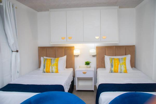 A la foto es mostra l'objecte Optimum Stay Self Catering Accommodation - Twin Room 2 Single Beds situat a la ciutat de Parow.