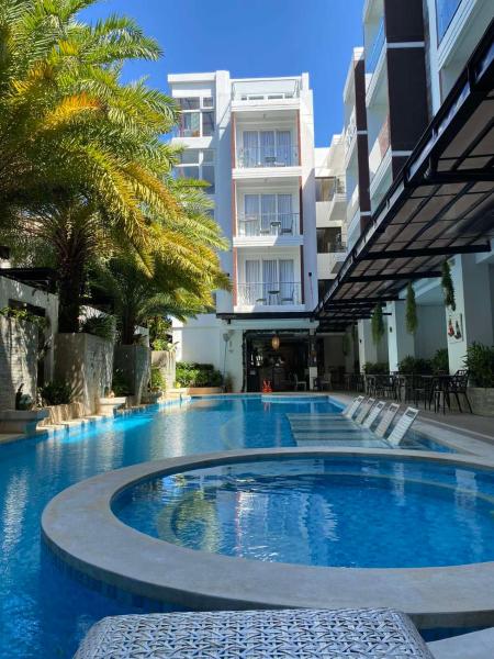 Na fotografii je vidět objekt Boracay Haven Suites nacházející se ve městě Boracay.