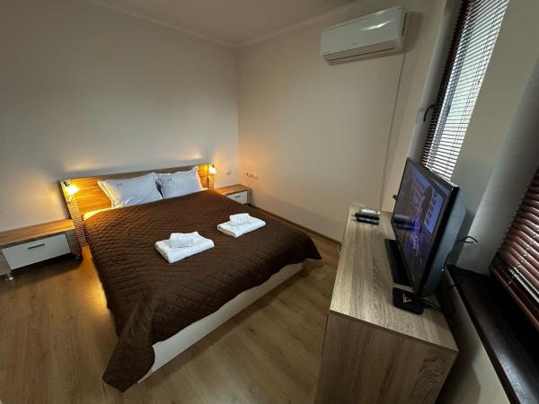 A la foto es mostra l'objecte Apartment Aria 5 situat a la ciutat de Velingrad.