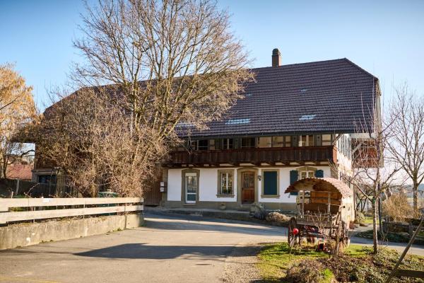 La photo montre l'objet Gruppenunterkunft mit Billardtisch und Lamatrekking situé dans la ville de Rapperswil.