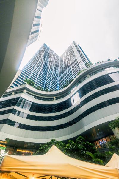 A la foto es mostra l'objecte Air Residence Penthouse 59 Suite Gym Swim Park 300 mbps situat a la ciutat de Manila.